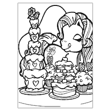 My Little Pony with Cakes