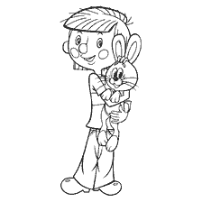 Uncle Fedor with Cartoon