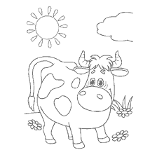 Cow Murka from Pushkin