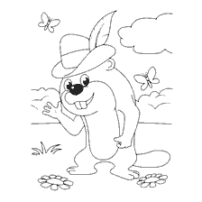 Beaver saved the ball