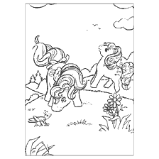 klein ponie, my klein ponie in die wei
