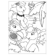 Coloring My Little Pony at Sea
