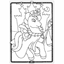 My Little Pony in Dressed Royal Clothes