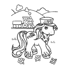 klein ponie, my klein ponie is 'n treindrywer