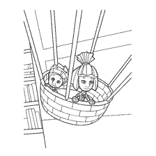 Nolik and Simka in the basket