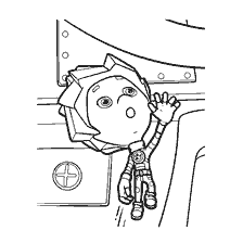 Fixic Nolick dans le livre de coloriage