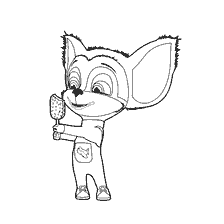 Barboskin kid with ice cream
