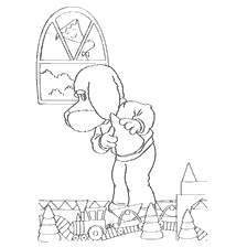 Coloring Philly from the cartoon Goodnight, kids!