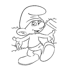 Colorir Smurfs - Smurf Smurf Styap