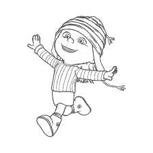 Edith da Ugly I con un sorriso felice e un cappello