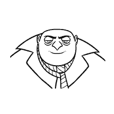 Colorare Gru da Ugly I