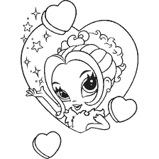Glamorous Girl by Lisa Frank