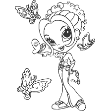 Lisa Frank's glamorous girl