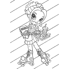 Lisa Frank's glamorous girl