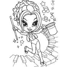 Glamorous Girl von Lisa Frank mit Musik und Magie