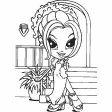 Das glamouröse Mädchen Lisa Frank
