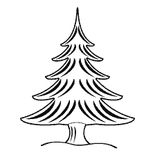 Colorazione dell'albero di anno nuovo