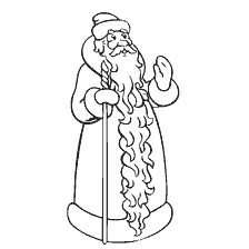 Couleur avec l'image du Père Noël
