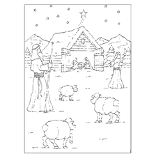 Christmas: Shepherds with Jesus