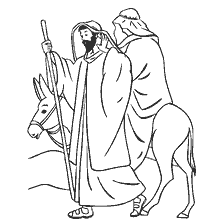 Die herders gaan om Jesus te aanbid