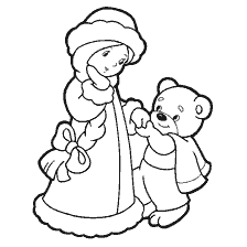 La Vergine di Neve e l'orso