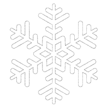 Sneeuwvlok: puntkleur