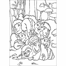 Coloring The Forest Brother