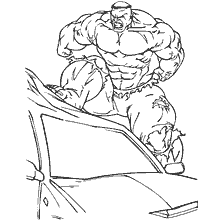 Coloring Hulk