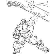 Coloring Hulk