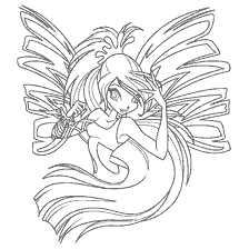 Colorir Bloom com fadas