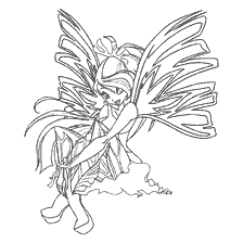 Colorir Bloom no estilo de Sirenix