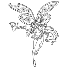 Winx Club'dan Renkleme Bloom