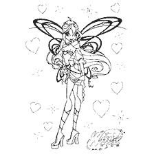 Característica de coloração Bloom de Winx