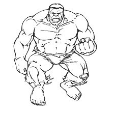 Hulk rysuje z podniesioną pięścią