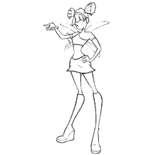 Fairy Muse from the coloring book