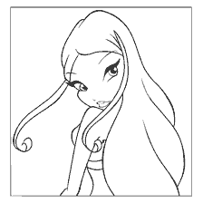Disegno da Roxy Fairy of the Earth per la colorazione
