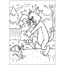 Tom and Jerry: Tom's cat chases Jerry's mouse