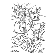 Mickey Mouse and Company: Spring flowers