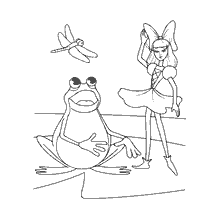 Thumbelina and toad Brekekekeks