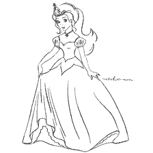Coloring of the Young Princess