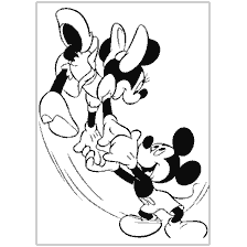 Mickey and Mini at the dance