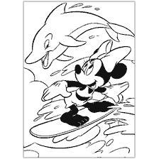 Mickey Mouse and Company - Surfing