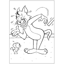 Tom and Jerry: Tom is happy