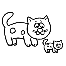 Gato com gatinho