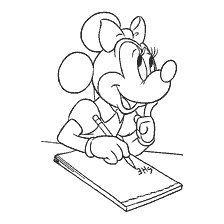 Mickey Mouse and Company - Mini Mouse Writer