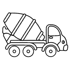 Coloring Concrete Mixer