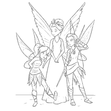 Coloring with characters from the Fairy: the legend of the monster