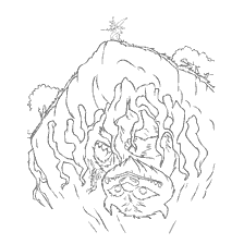 Hunter fairy amid hidden monster