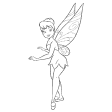 Coloring Fairy Repair Ding Ding from the Legend of the Beast