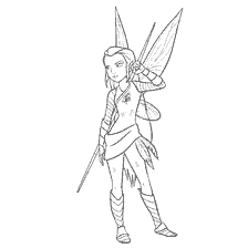 Coloring Fairy Nicks from the Legend of the Beast